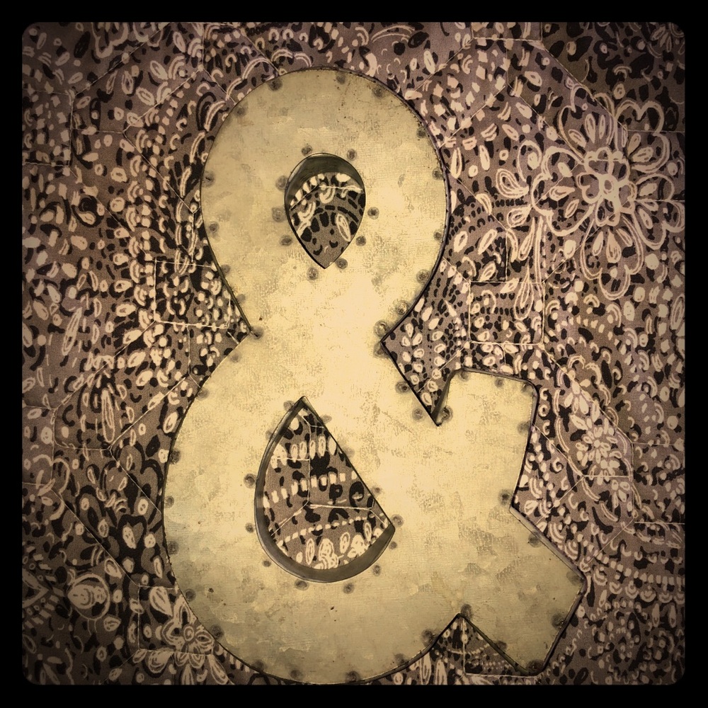 ☑️Ampersand Wall Decoration☑️